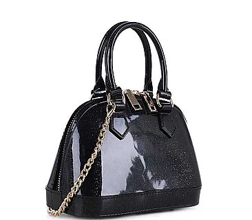 JELLY DOME SATCHEL CROSSBODY BAG