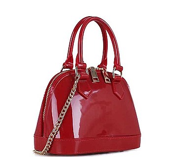 JELLY DOME SATCHEL CROSSBODY BAG