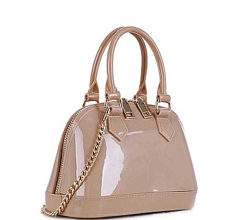JELLY DOME SATCHEL CROSSBODY BAG
