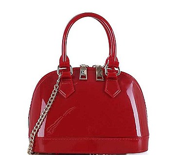 JELLY DOME SATCHEL CROSSBODY BAG