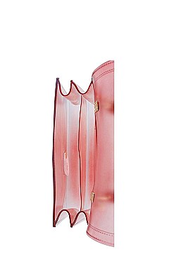 TRENDY TRANSPARENT CLEAR CROSSBODY BAG