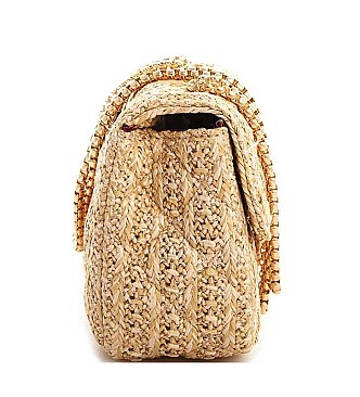 Chic Woven Cool Crossbody Bag