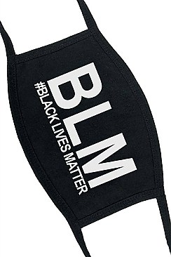 BLACK LIVES MATTER Mask W Filter Slot