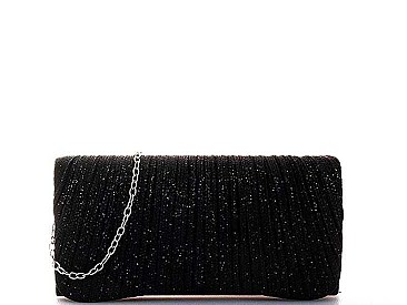 TRENDY FASHION PARTY CLUTCH WITH CHAIN
