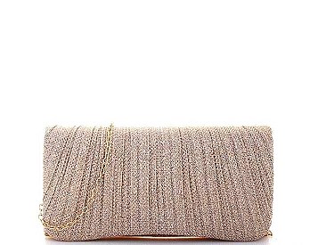 TRENDY FASHION PARTY CLUTCH WITH CHAIN