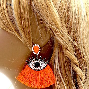 Tassel Boho Neon Earring