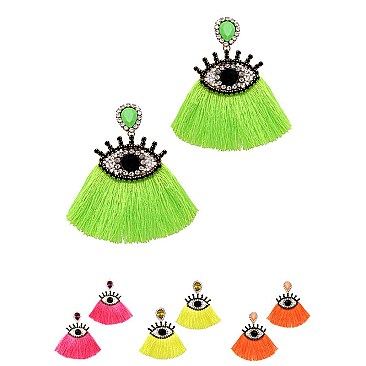 Tassel Boho Neon Earring