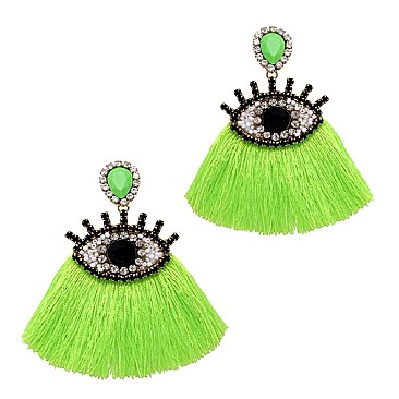 Tassel Boho Neon Earring