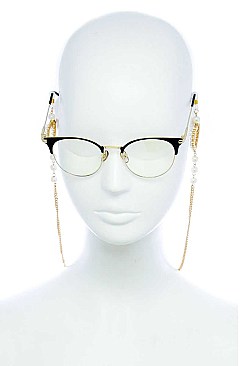 STYLISH HEART BEADED EYE GLASSES CHAIN