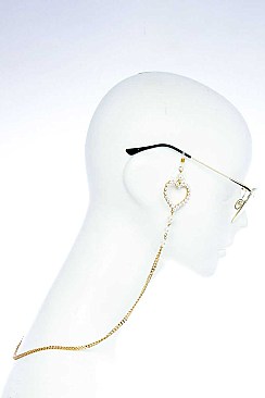 STYLISH HEART BEADED EYE GLASSES CHAIN