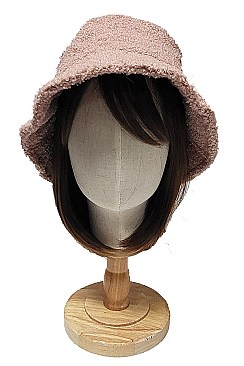 Pack of 12 Pieces Sherpa Soft Winter Bucket Hat