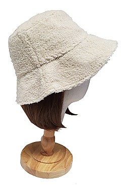 Pack of 12 Pieces Sherpa Soft Winter Bucket Hat