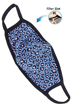 Reusable Fashion Mask with Filter Slot