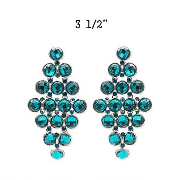 FASHIONABLE STONE EARRINGS SLJE5151