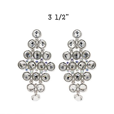 FASHIONABLE STONE EARRINGS SLJE5151