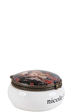 NICOLE LEE SMALL NINA PRINT JEWELRY BOX