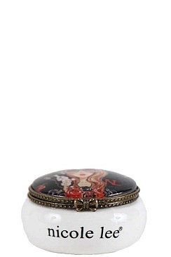 NICOLE LEE SMALL NINA PRINT JEWELRY BOX