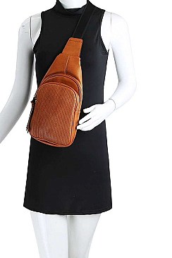 FASHIONABLE MODERN CHIC SINGLE STRAP CROSSBODY BAG  JYJN-0005