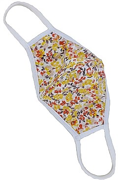 FLOWER COTTON REUSABLE COTTON MASK