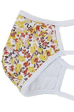 FLOWER COTTON REUSABLE COTTON MASK