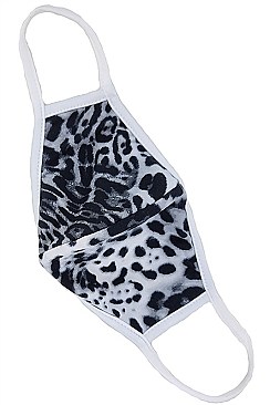 LEOPARD COTTON REUSABLE COTTON MASK
