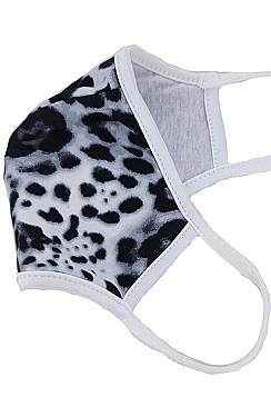 LEOPARD COTTON REUSABLE COTTON MASK