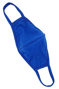 REUSABLE ROYAL BLUE COTTON MASK