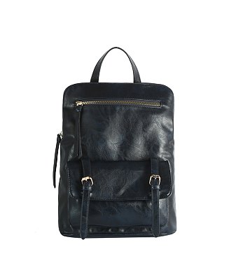 METRO Buckle Flap Pocket Convertible Backpack