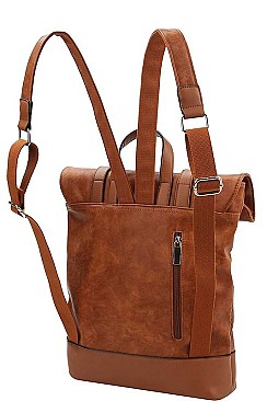 VIRAGO FASHION ROLL FOLDING FLAP BACKPACK