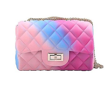 DESIGNER CUTE TENDER RAINBOW JELLY CROSSBODY BAG