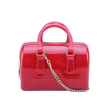 CLASSIC TENDER JELLY CROSSBODY BOSTON BAG