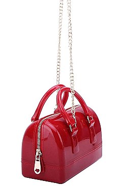 CLASSIC TENDER JELLY CROSSBODY BOSTON BAG