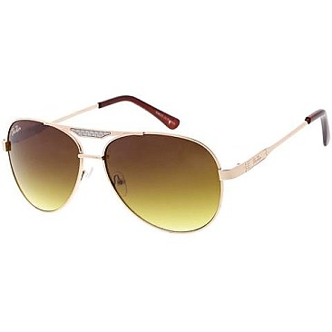 Pack of 12 Fashion Jolie Rose Aviator Sunglasses