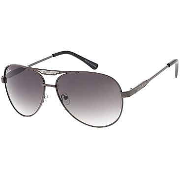 Pack of 12 Fashion Jolie Rose Aviator Sunglasses