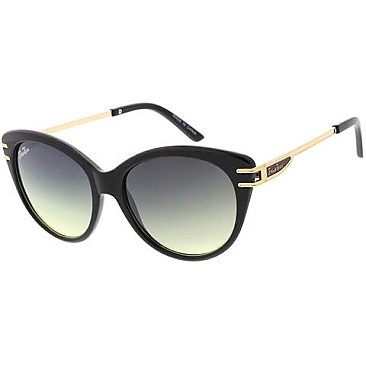 Pack of 12 Gradient Jolie Rose Statement Sunglasses