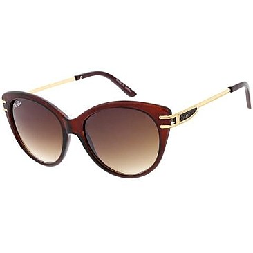 Pack of 12 Gradient Jolie Rose Statement Sunglasses