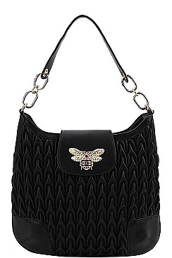 INSECT ACCENT STYLISH PATTERN SHOULDER BAG