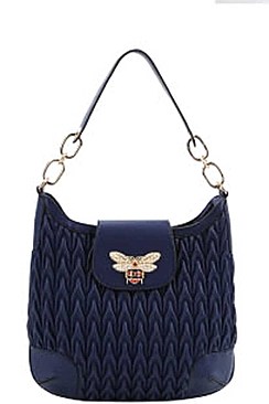 INSECT ACCENT STYLISH PATTERN SHOULDER BAG