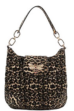 INSECT ACCENT STYLISH PATTERN SHOULDER BAG