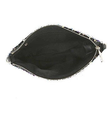TRENDY FULL SEQUIN CROSSBODY BAG