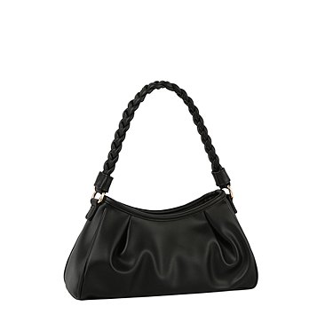 Braided Strap Shoulder Bag
