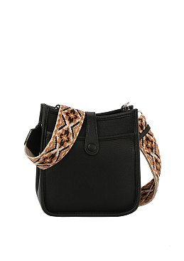 Aztec Guitar Strap Hobo Crossbody Bag