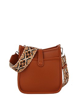 Aztec Guitar Strap Hobo Crossbody Bag