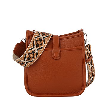 Aztec Guitar Strap Hobo Crossbody Bag