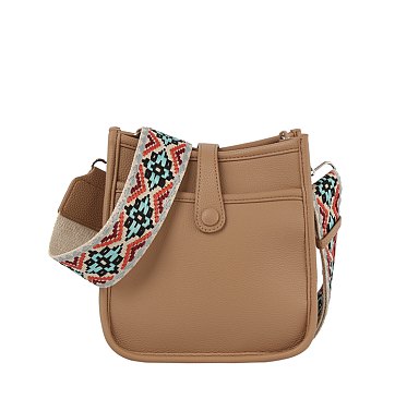 Aztec Guitar Strap Hobo Crossbody Bag