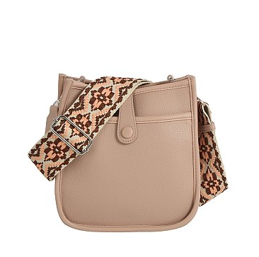 Aztec Guitar Strap Hobo Crossbody Bag