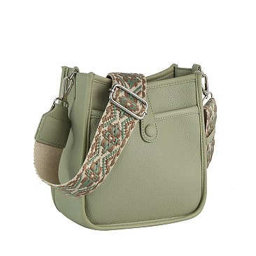 Aztec Guitar Strap Hobo Crossbody Bag