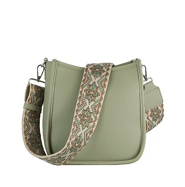 Aztec Guitar Strap Hobo Crossbody Bag