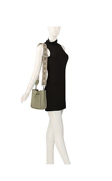 Aztec Guitar Strap Hobo Crossbody Bag