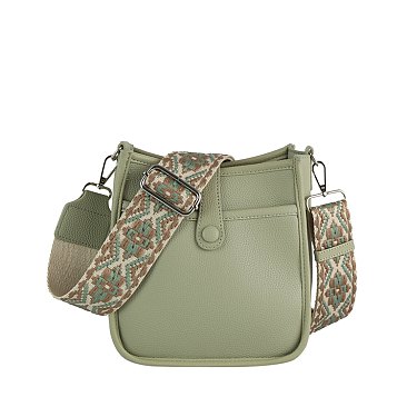 Aztec Guitar Strap Hobo Crossbody Bag